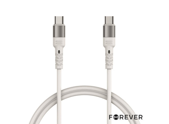 Forever mobile Cabo USB-C Macho / USB-C Macho 2m PD 5A 100W CORE Forever mobile Cabo USB-C Macho / USB-C Macho 2m PD 5A 100W CORE